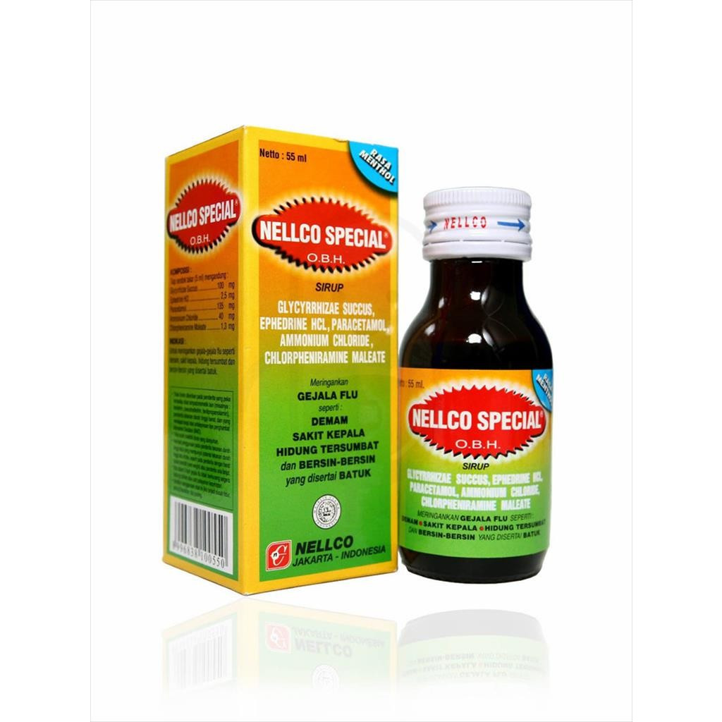 Obat Batuk Nellco Special Rasa Menthol 55 ML