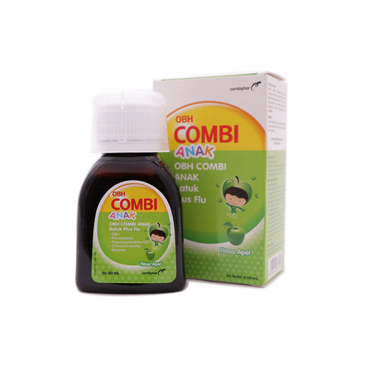OBH Combi Anak Batuk Plus Flu Rasa Apel 60 ML
